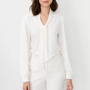 Ann Taylor Tie Neck Top